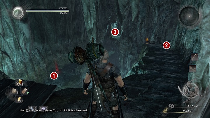 The rest of the location looks just like what has been shown in the above screenshot - Deep in the Shadows | Main missions | NiOh - Main missions - NiOh Game Guide