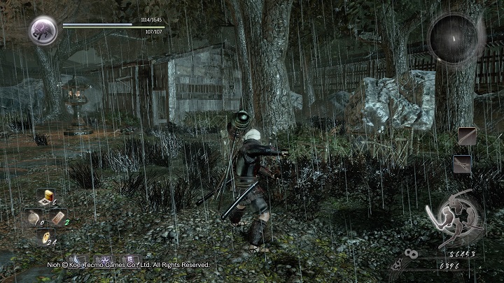 In front of you there are two buildings guarded by ninja - The Spirit Stone Slumbers | Main missions | NiOh - Main missions - NiOh Game Guide