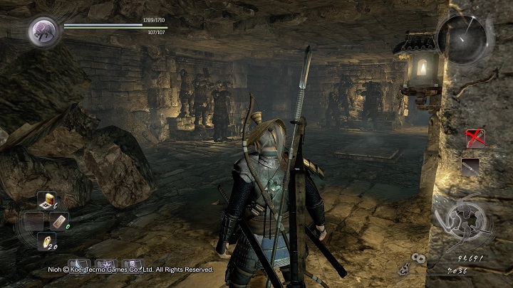 Both paths leads to the room on the picture above - The Spirit Stone Slumbers | Main missions | NiOh - Main missions - NiOh Game Guide