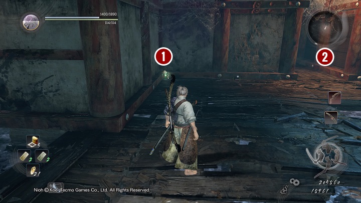 An archer will attack you when you reach the end of the first bridge - The Ocean Roars Again | Main missions | NiOh - Main missions - NiOh Game Guide