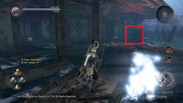 You can notice a Shrine on the right but you cant access it yet - The Ocean Roars Again | Main missions | NiOh - Main missions - NiOh Game Guide