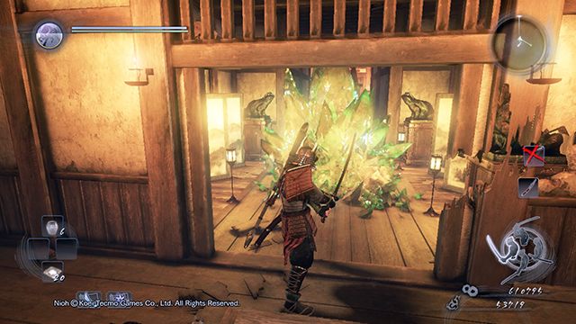 Behind the crystal there is door that leads to the boss - The Iga Escape | Main missions | NiOh - Main missions - NiOh Game Guide