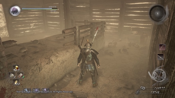 It should be noted that in one of the houses you can be caught in a trap - the floor under you collapses and you fall to the underground area - A Request from Ginchiyo | Side missions | NiOh - Side missions - NiOh Game Guide