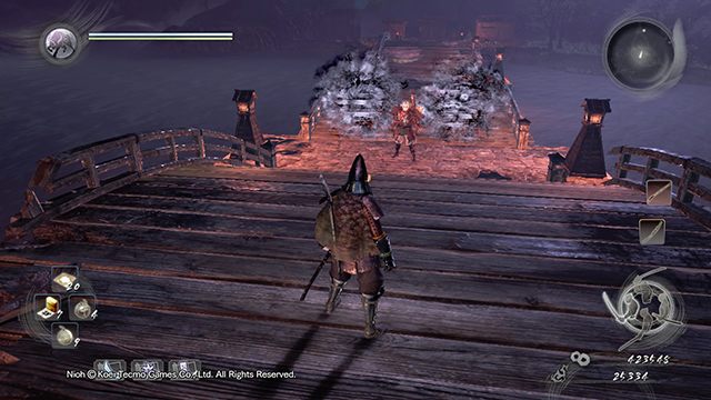 The whole mission consists of a single battle - The Battle of Ohashi Bridge | Side missions | NiOh - Side missions - NiOh Game Guide