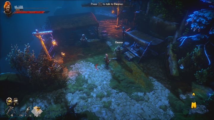 In No Rest for the Wicked, the NPC responsible for weapon upgrades is Eleanor - No Rest for the Wicked: How to upgrade weapons? - FAQ - No Rest for the Wicked Guide