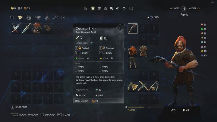 Items in No Rest for the Wicked have 4 levels of rarity - No Rest for the Wicked: How to upgrade weapons? - FAQ - No Rest for the Wicked Guide