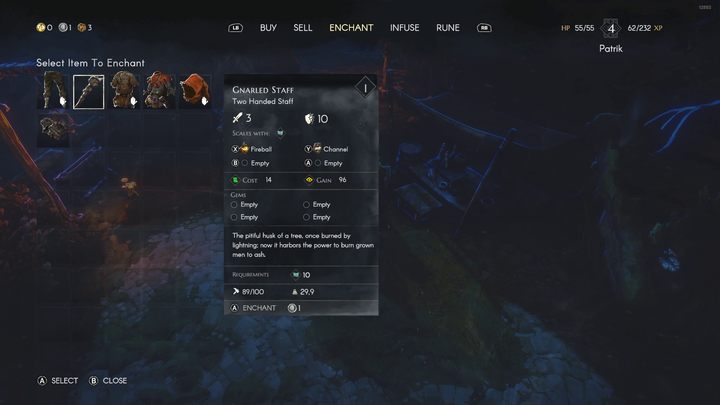 The Enchanting process is not free - No Rest for the Wicked: How to upgrade weapons? - FAQ - No Rest for the Wicked Guide