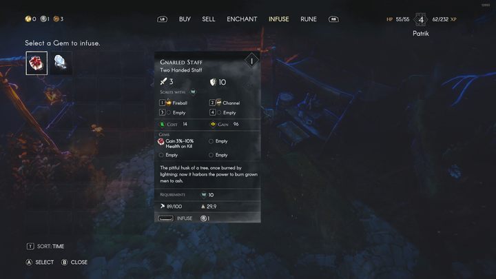 Gems are special items found in the world or bought from traders (including Eleanor) - No Rest for the Wicked: How to upgrade weapons? - FAQ - No Rest for the Wicked Guide