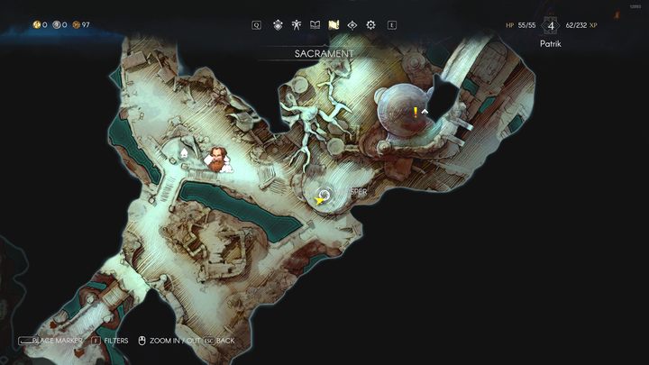 After defeating the first boss and reaching the town of Sacrament, you'll encounter a special, main Whisper - No Rest for the Wicked: Is there fast travel? All Whispers map - FAQ - No Rest for the Wicked Guide