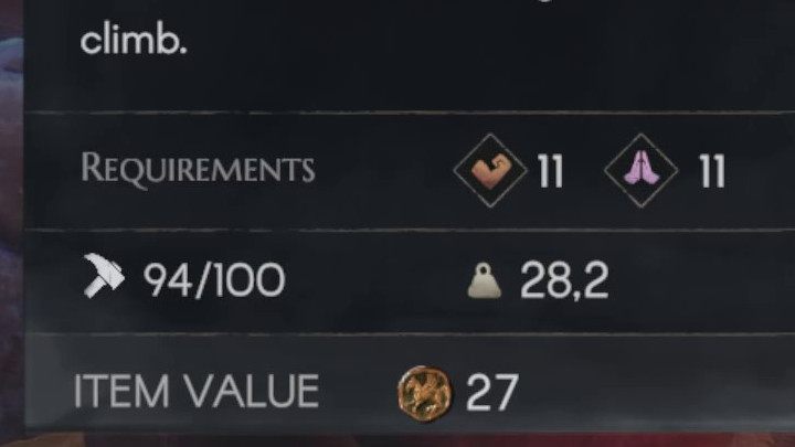 The equipment you carry in No Rest for the Wicked gets damaged over time, and in extreme cases it may become completely useless - No Rest for the Wicked: Tips and tricks - Basics - No Rest for the Wicked Guide