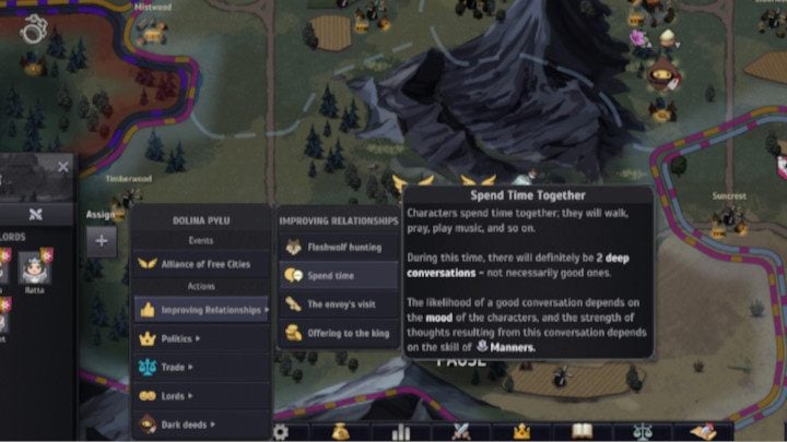 Manners also influence the quality and effectiveness of deep conversations, which are one of the basic diplomatic tools - Norland: All skills - Basics - Norland Guide