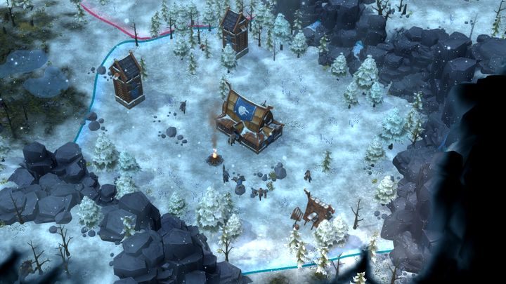 One of the two Raven Clan posts. - Punitive Expedition | Northgard Walkthrough - Walkthrough - Northgard Game Game Guide