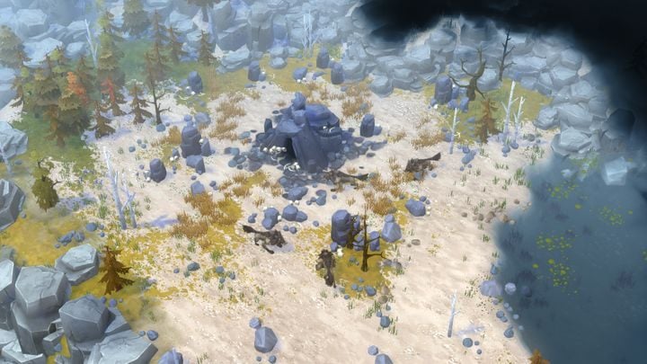 One of the five wolf dens found across the map. - Foothold | Northgard Walkthrough - Walkthrough - Northgard Game Game Guide