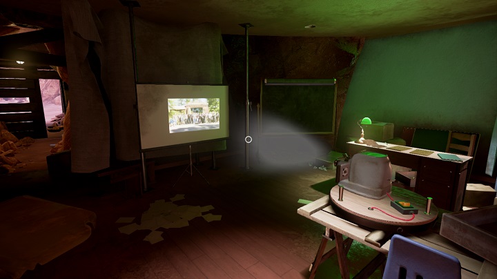 If everything went smoothly, once you return to Hunrath, you can enter Farays house and start the projector - Lower Kaptar and the Russian machine | Walkthrough - Walkthrough - Obduction Game Guide