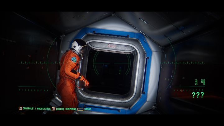 Find the hatch named LINK B (its close to the helmet drifting in the space) - Observation: Second station - walkthrough, level 6 - Walkthrough - Observation Guide