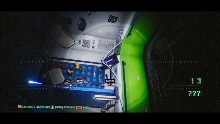 In the next room, you will find a computer with a message from Jim (JE-ALL - SUGGESTION WELCOME) - Observation: Second station - walkthrough, level 6 - Walkthrough - Observation Guide