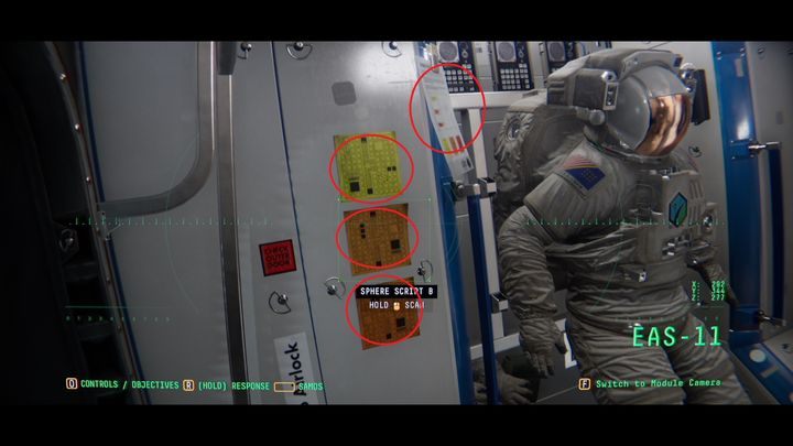 You will find yourself in module EAS-09 - Observation: The first space walk - walkthrough, level 3 - Walkthrough - Observation Guide