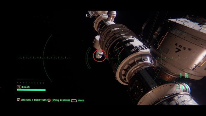 Go back to the station, to module EAS-11 - Observation: The first space walk - walkthrough, level 3 - Walkthrough - Observation Guide
