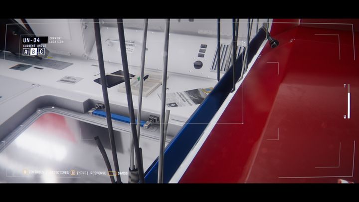 UN-04 contains a laptop (the pin is 2491) with a message from Ailsa (AY-HOME - BAD DAY) - Observation: Center - walkthrough, level 4 - Walkthrough - Observation Guide