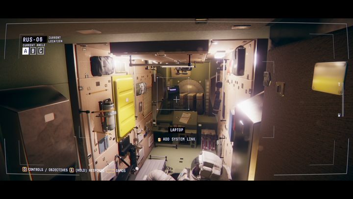 Go to alerts, click on the first red square and inform Emma about the malfunctioning cameras in module RUS-06 - Observation: Center - walkthrough, level 4 - Walkthrough - Observation Guide