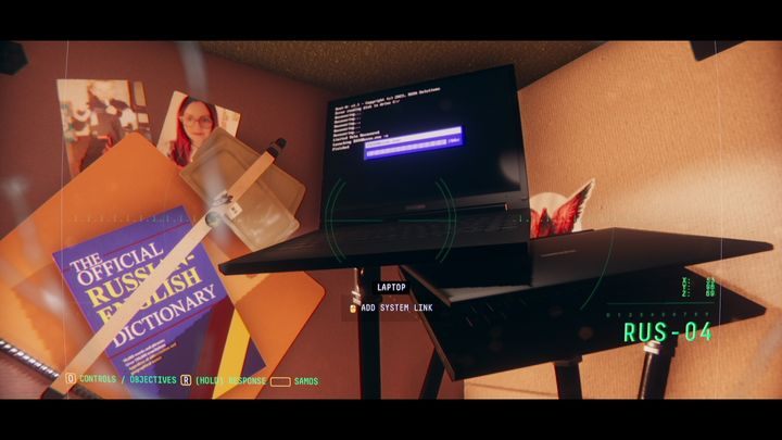 Connect to the computer located there and read the message from Stanislav (SL-JR - EXPERIMENTAL BOOSTS - Observation: Jim Elias - walkthrough, level 7 - Walkthrough - Observation Guide