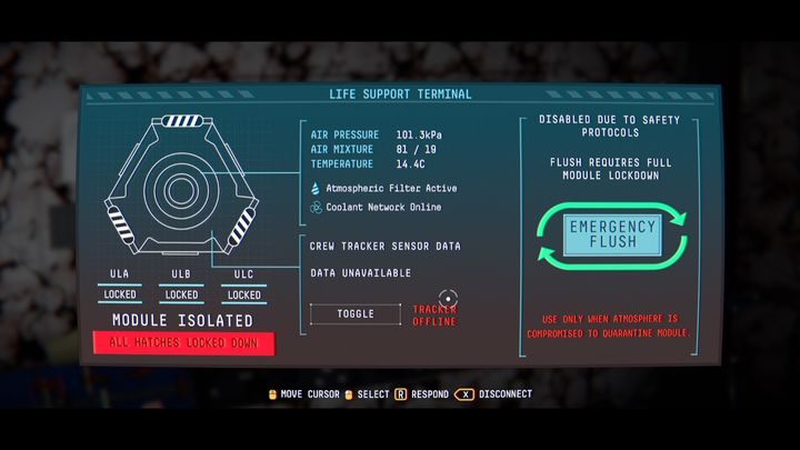 Login back to LIFE SUPPORT TERMINAL - Observation: Jim Elias - walkthrough, level 7 - Walkthrough - Observation Guide