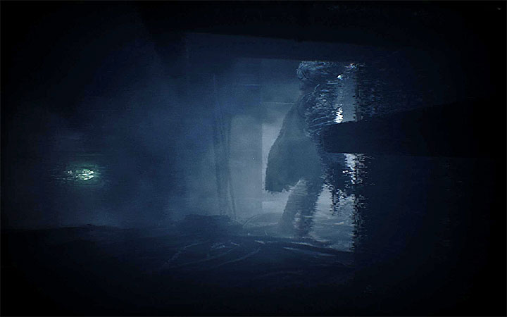 The problems start when you get to the exit from the shaft as shown in the picture above, since a mutant that is already known to you is traveling around the area and being detected by him results in your immediate death - A visit to an old hotel | Case #405 Walkthrough - Case #405: Finding Adam - Observer Game Guide