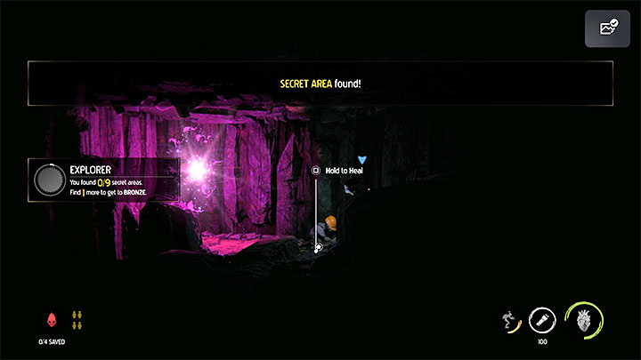 The initial phase of the march is very linear, and we should get into the habit of looking down after reaching each edge of the rock shelf - we look, supported by the flashlight, for places where we can safely leave or jump to a nearby ladder - Oddworld Soulstorm: Meeting with the Keeper, the Sanctum - guide, walkthrough description - 12: The Sanctum - Oddworld Soulstorm Guide