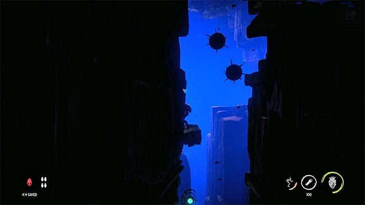 Watch out for a trap near the starting point and go to the right - Oddworld Soulstorm: Finding Fragons Eye, The Sanctum - walkthrough - 12: The Sanctum - Oddworld Soulstorm Guide