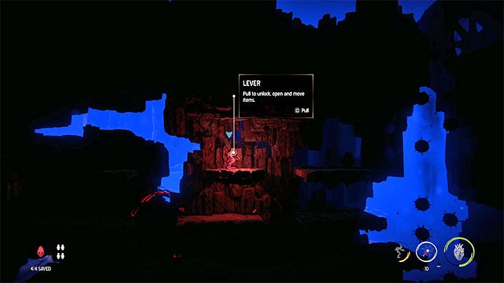 Go back left and use the previously inaccessible upper left passage - Oddworld Soulstorm: Finding Fragons Eye, The Sanctum - walkthrough - 12: The Sanctum - Oddworld Soulstorm Guide