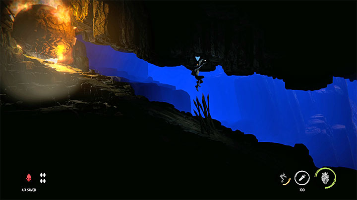 Soon after you start exploring this location, a large boulder will start to roll, and it can crush Abe - Oddworld Soulstorm: Finding Fragons Eye, The Sanctum - walkthrough - 12: The Sanctum - Oddworld Soulstorm Guide