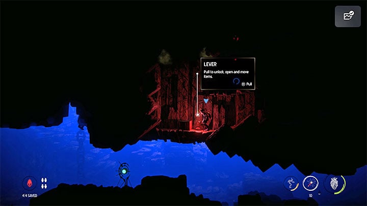 Wait until new platforms extend from the floor - Oddworld Soulstorm: Finding Fragons Eye, The Sanctum - walkthrough - 12: The Sanctum - Oddworld Soulstorm Guide