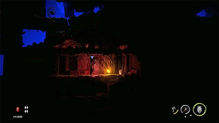 During the escape, look for a place where you can get into a small side area and get the Royal Jelly - Oddworld Soulstorm: Finding Fragons Eye, The Sanctum - walkthrough - 12: The Sanctum - Oddworld Soulstorm Guide