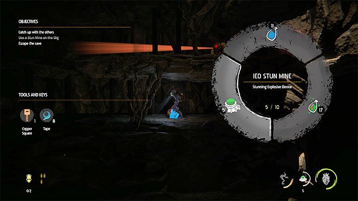 IED Stun Mines - we can put them on paths frequented by Sligs - Oddworld Soulstorm: Playthrough with no kills - is it possible? - FAQ - Oddworld Soulstorm Guide