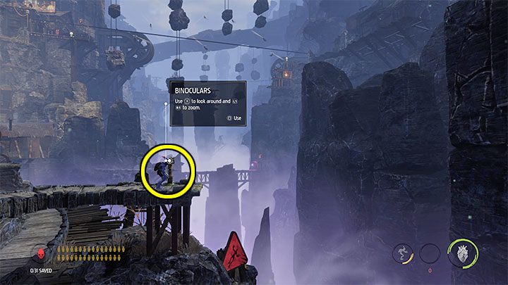 We begin the journey on a linear path - Oddworld Soulstorm: Crossing the valley on the lift, Sorrow Valley - walkthrough - 5: Sorrow Valley - Oddworld Soulstorm Guide