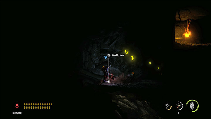 Our primary task in the first mine will be to find a gasoline canister (Phatoline), but in addition we will be able to help several Mudokons and get a collectible - Oddworld Soulstorm: Crossing the valley on the lift, Sorrow Valley - walkthrough - 5: Sorrow Valley - Oddworld Soulstorm Guide