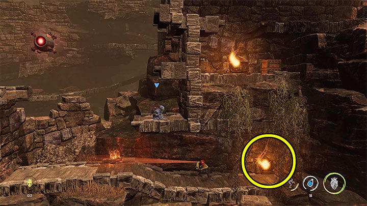 Both secrets are in the same place, and this is where Abe has to help the trapped Mudokons attacked by the Sligs - Oddworld Soulstorm Guide