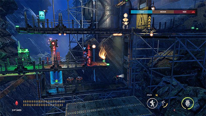 The secret is located under the first Moolah Gate (the one that requires the Moolah currency to open) - Oddworld Soulstorm: Stage 11 - all secrets, list - Oddworld Soulstorm Guide