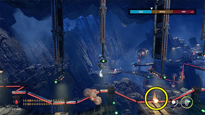 The secret is found soon after opening the first Moolah Gate and reaching the Power Station 1A section - Oddworld Soulstorm: Stage 11 - all secrets, list - Oddworld Soulstorm Guide