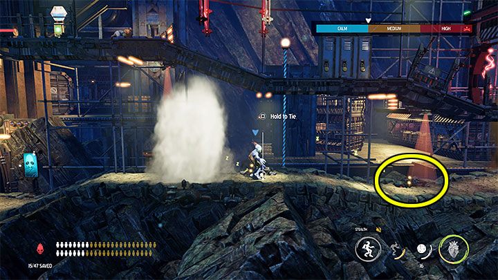 The key can be obtained right after finding the Royal Jelly described above and entering Power Station 2A - Oddworld Soulstorm: Stage 11 - all secrets, list - Oddworld Soulstorm Guide