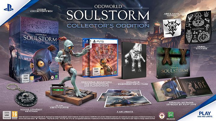 Oddworld Soulstorm will receive a collector's edition, which will be released separately for PS4 and PS5 and will debut in July 2021 - Oddworld Soulstorm Guide