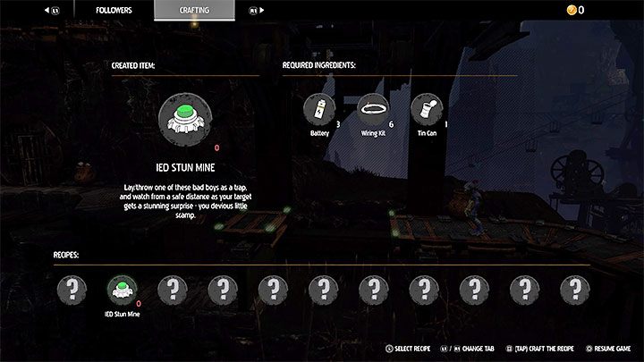 Platinum badge requirements: Craft 5 items - Oddworld Soulstorm: Badges (challenges), The Funicular - walkthrough - 4: The Funicular - Oddworld Soulstorm Guide