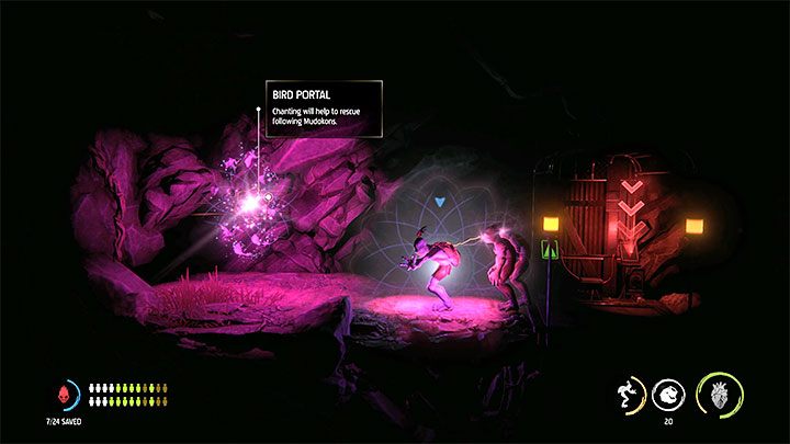 The camera will pan away for a moment to show the location of the elevator that has just been unlocked - Oddworld Soulstorm: Journey to Phat Station, the Funicular - walkthrough - 4: The Funicular - Oddworld Soulstorm Guide