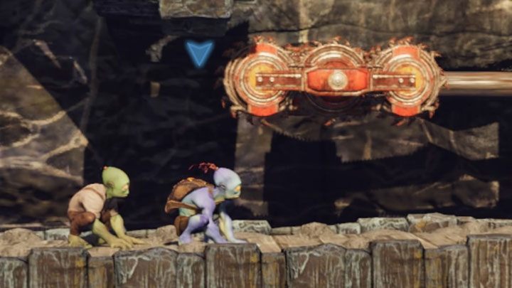 In the Secret Area, you'll find the last 5 Mudokons in need of healing - Oddworld Soulstorm: Journey to Phat Station, the Funicular - walkthrough - 4: The Funicular - Oddworld Soulstorm Guide