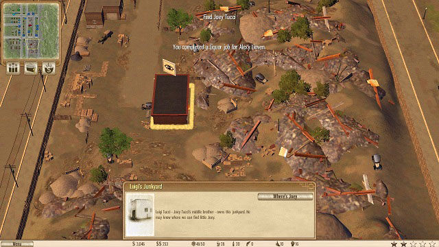 The second Tucci brother, Luigi, works at the junkyard. - Gardner's Aquarium - Act I - Omerta: City of Gangsters - Game Guide and Walkthrough