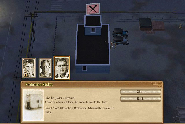 A drive-by is the easiest way to eliminate competition. - Baltic ave - Act I - Omerta: City of Gangsters - Game Guide and Walkthrough