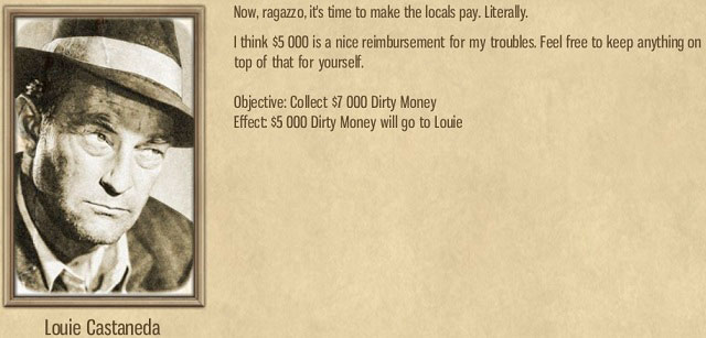 $7000 is a lot of money, but a little bit of trade and a couple of properly established businesses should collect it within a few days. - Baltic ave - Act I - Omerta: City of Gangsters - Game Guide and Walkthrough