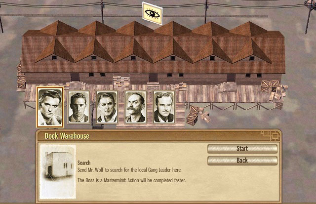 In the docks, Wolf will get the job done by himself. - Baltic ave - Act I - Omerta: City of Gangsters - Game Guide and Walkthrough