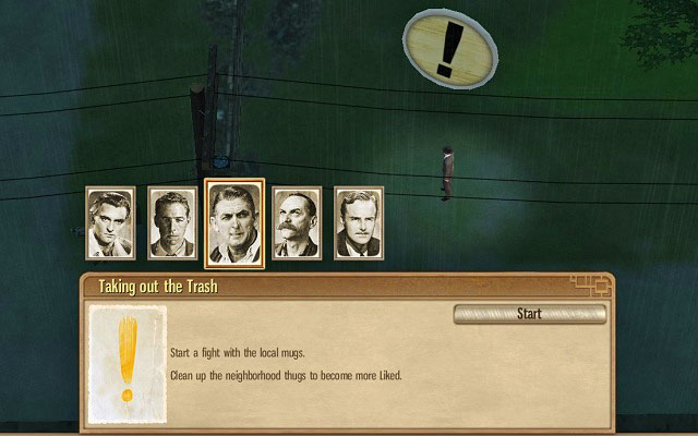 Eliminate the thugs to make the residents like you more. - Northside - Act I - Omerta: City of Gangsters - Game Guide and Walkthrough