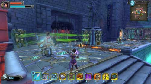 Start from placing coinforge with decoy on it at the top of the stairs (P5) - Level 12 - Crunch - Walkthrough - Orcs Must Die! 2 - Game Guide and Walkthrough